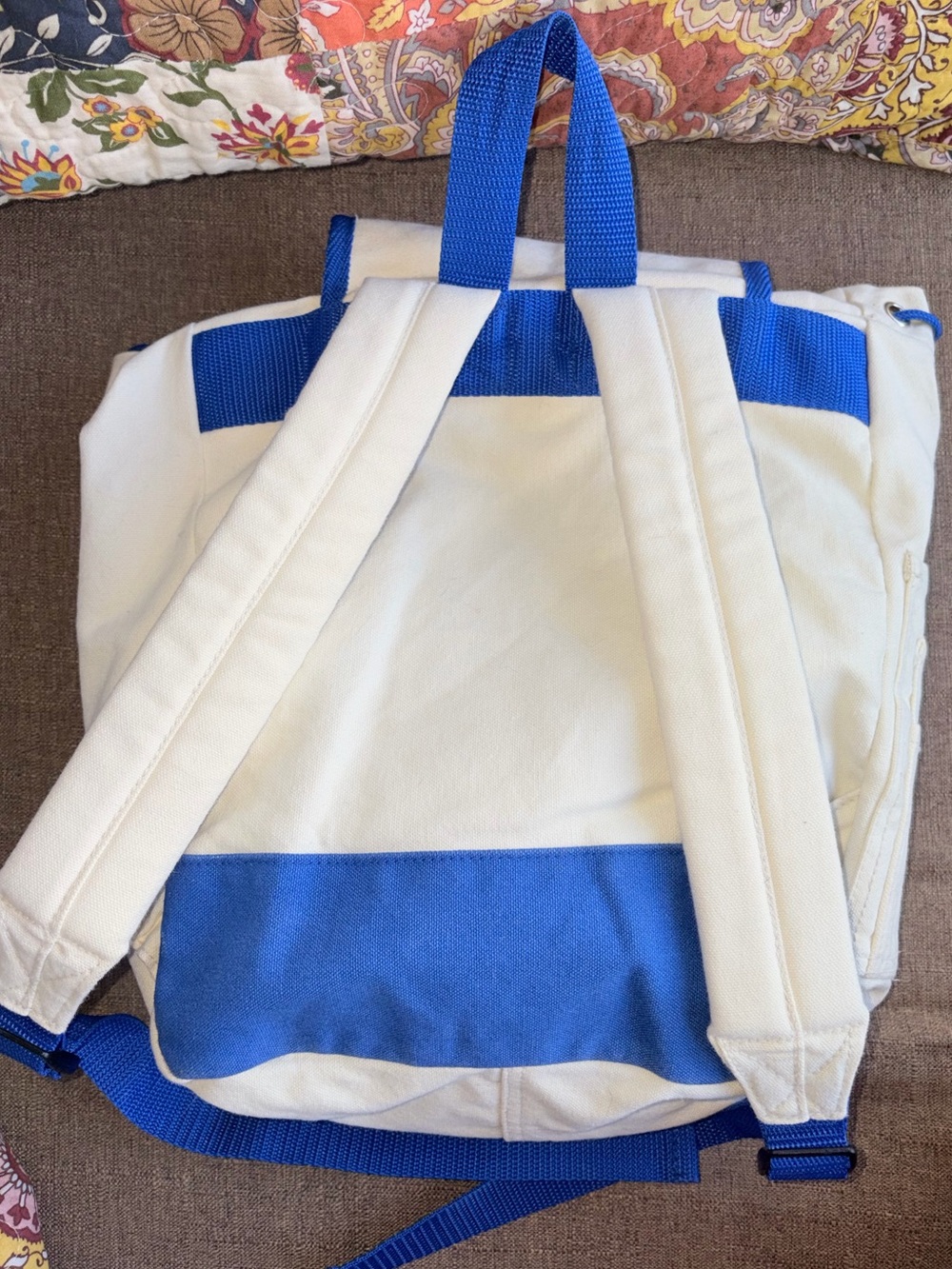 Vintage 80’s Kliban Cat Canvas Backpack With Turn Lock Rare Kitschy - Picture 4 of 12